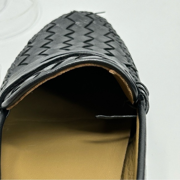 Robert Zur Dark Gray Silver Leather Quality Woven Driving Loafers Size 8.5 - Picture 14 of 14